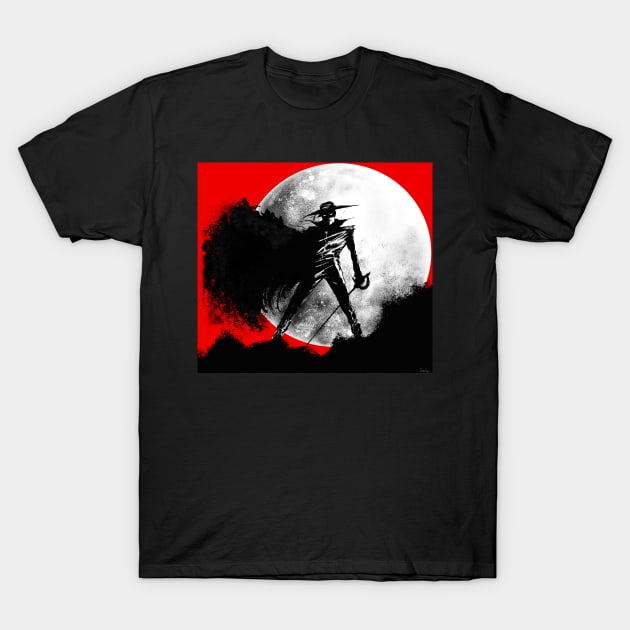 Zorro Moon T-Shirt by DougSQ